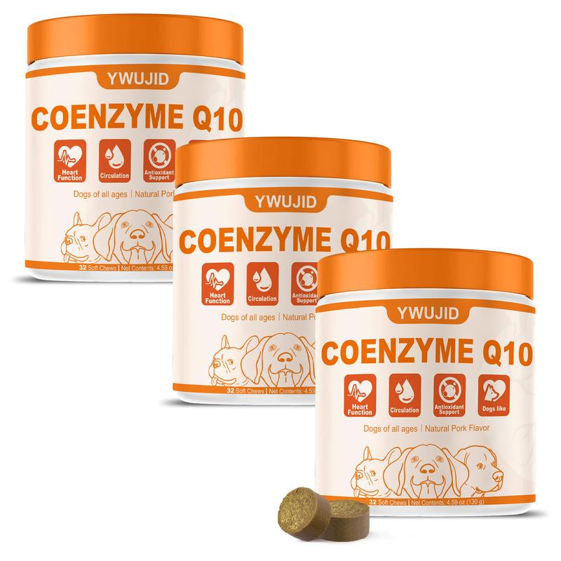 Gentle Wellness Support for Dogs | Taurine + Coq10 Soft Chews | No Fillers or Artificial Flavors