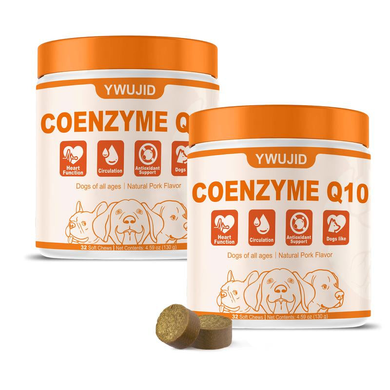 Gentle Wellness Support for Dogs | Taurine + Coq10 Soft Chews | No Fillers or Artificial Flavors