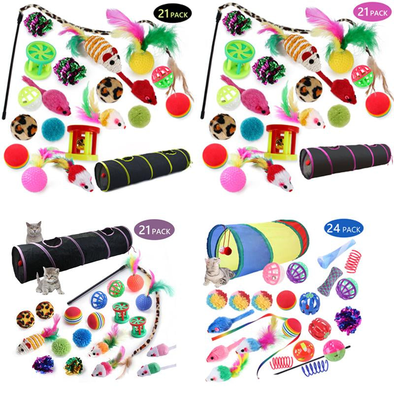 Cat Tunnel Dog Training Tunnel - Foldable Storage Tunnel for Cat Interactive Toys, Ideal for Pet Training and Play