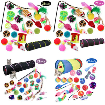 Cat Tunnel Dog Training Tunnel - Foldable Storage Tunnel for Cat Interactive Toys, Ideal for Pet Training and Play