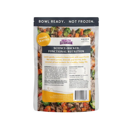 Gently Cooked Lamb and Carrot Recipe Dog Food | Health Extension