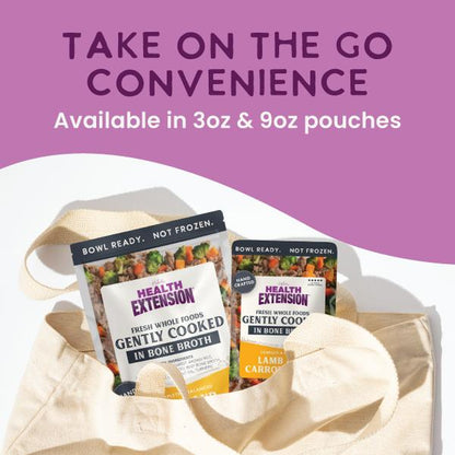 Gently Cooked Lamb and Carrot Recipe Dog Food | Health Extension