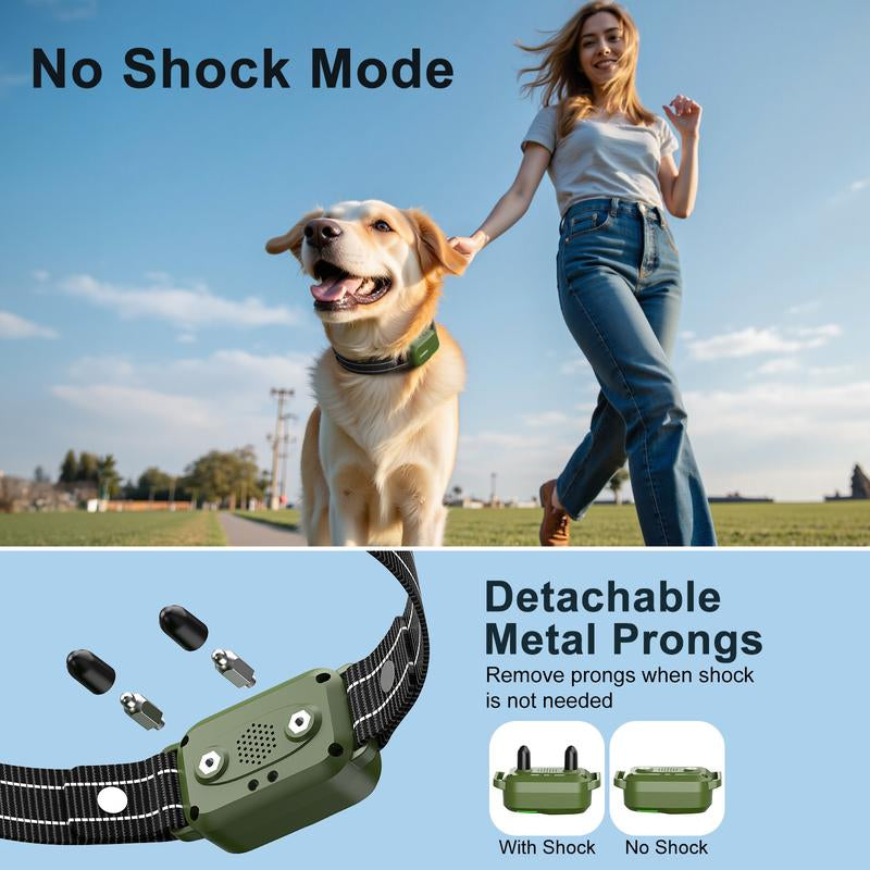 JUGBOW Dog Training Collar 4500FT Dog Training Behavior Aid, Remote IPX8 Waterproof with 4 Training Modes, Outdoor Rechargeable E-Collar DT61