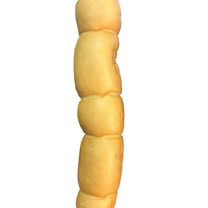 9-12” Peanut Butter Collagen Cheek Rolls (3 Pack) 100% Natural and Extra-Thick - Single-Ingredient - Long-Lasting for Big Dogs and Aggressive Chewers