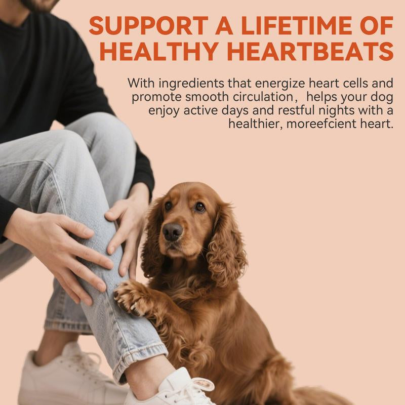 Gentle Wellness Support for Dogs | Taurine + Coq10 Soft Chews | No Fillers or Artificial Flavors