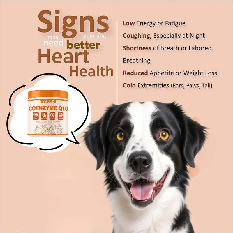Gentle Wellness Support for Dogs | Taurine + Coq10 Soft Chews | No Fillers or Artificial Flavors