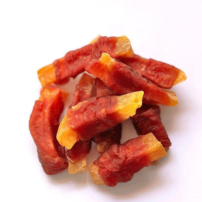 Hubert Gourmet Sweet Potato Wraps Dog Treats All-Natural Puppy Snacks - Chicken & Duck Flavor Dog Chips