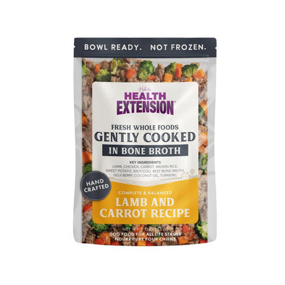 Gently Cooked Lamb and Carrot Recipe Dog Food | Health Extension
