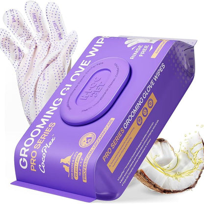 【Holidayhaul 】HICC PET Glove Wipes，Freshening Grooming Dog&Cat Disposable 20Pcs Pet Hair Removal Tool Satisfied Skin Care Outdoor No-Clean Hypoallergenic Facial Disposable No-Rinse Grooming Formulated for Petwipes Deodorizing Sticky Hair#Petlife