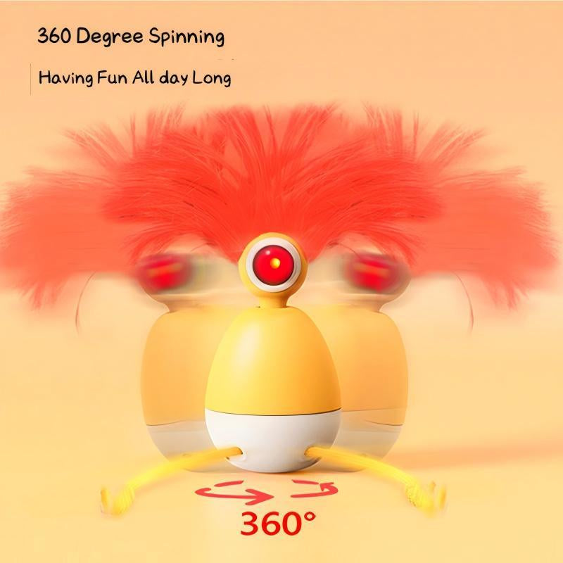 Pukaco Tornado Cat Toy - Engaging Indoor Play, Interactive Spinning Mechanism, Cat-Safe Materials, Easy to Use